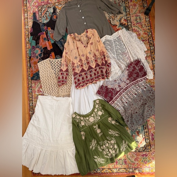 Vintage Dresses & Skirts - Vintage Bohemian Style Clothing Bundle ✨